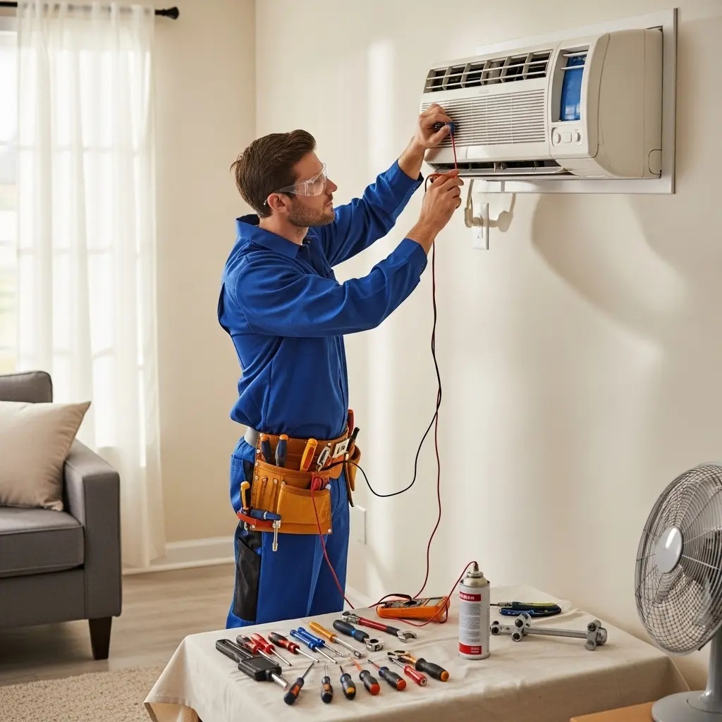 Kızılcahamam Eminçelik Eminçelik klima gaz dolumu ve bakım – Enerji verimliliği artırıldı. - Teknik servis örneği